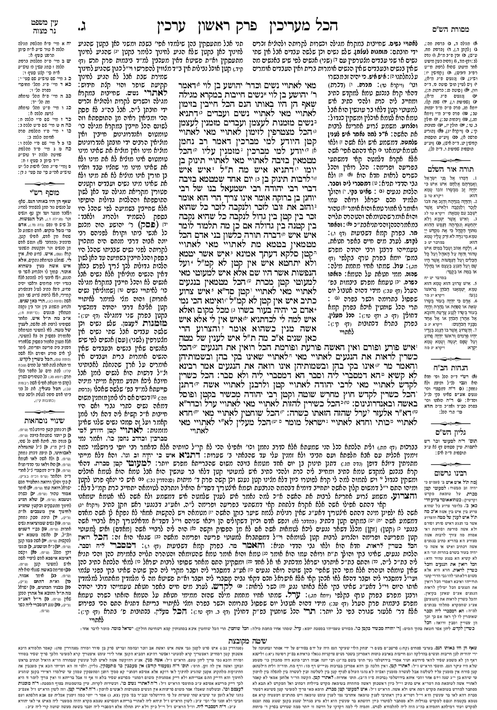 Preview of עמוד א · Amud Aleph