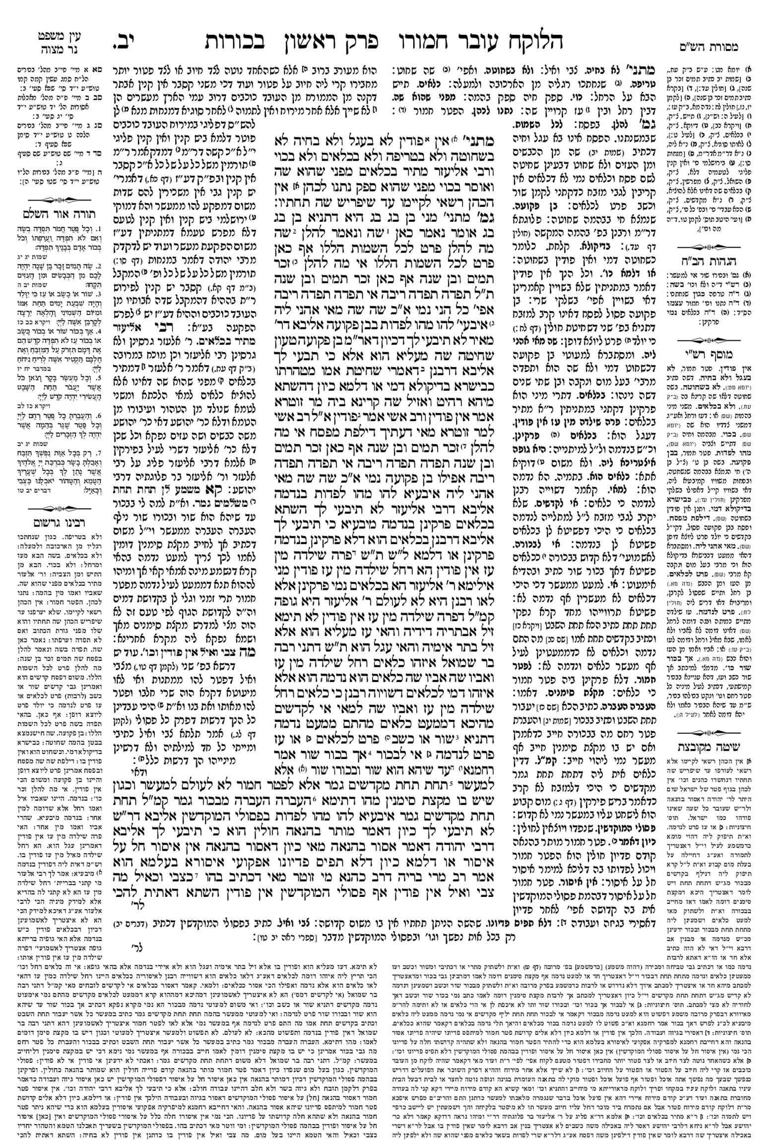 Preview of עמוד א · Amud Aleph