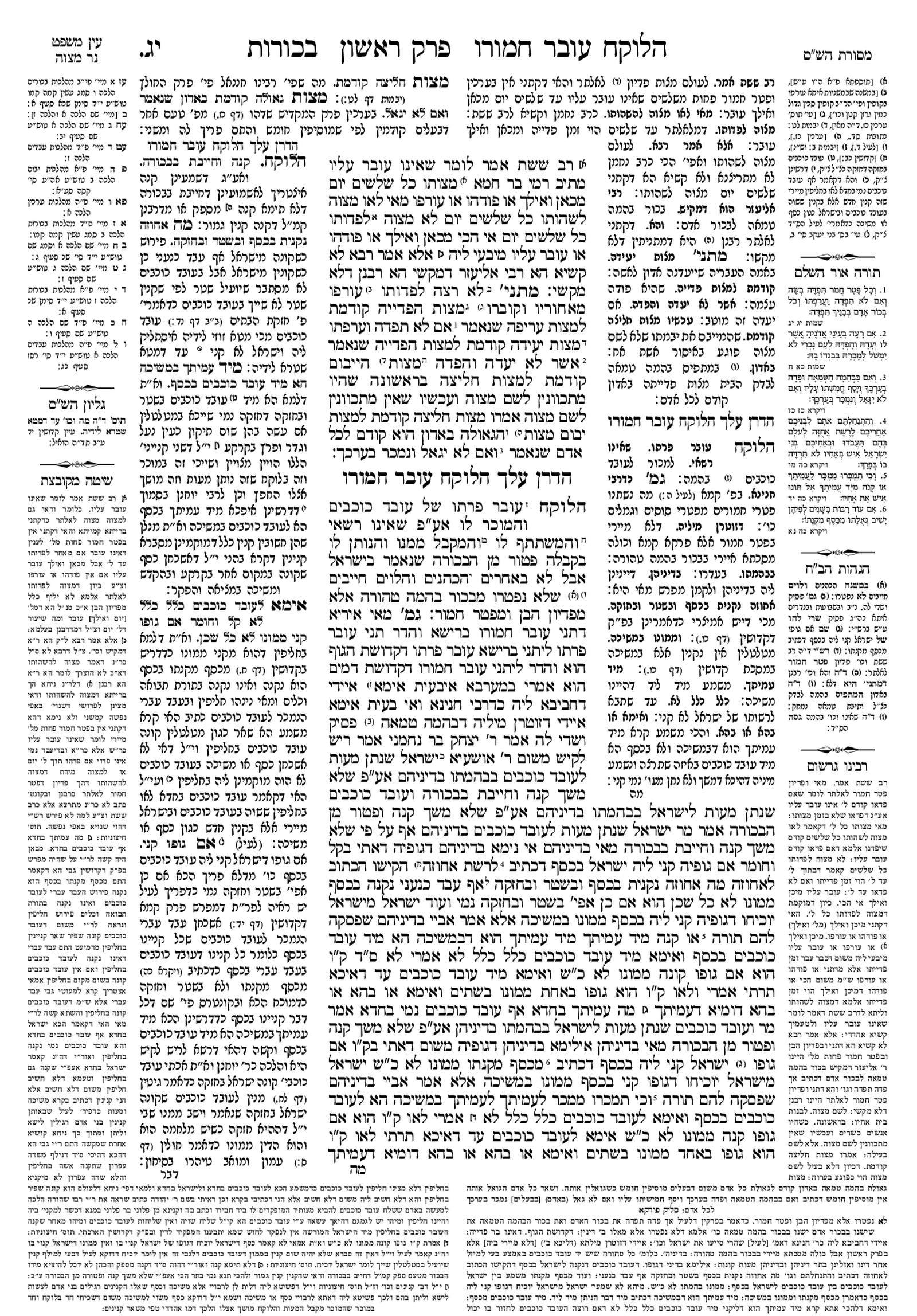 Preview of עמוד א · Amud Aleph