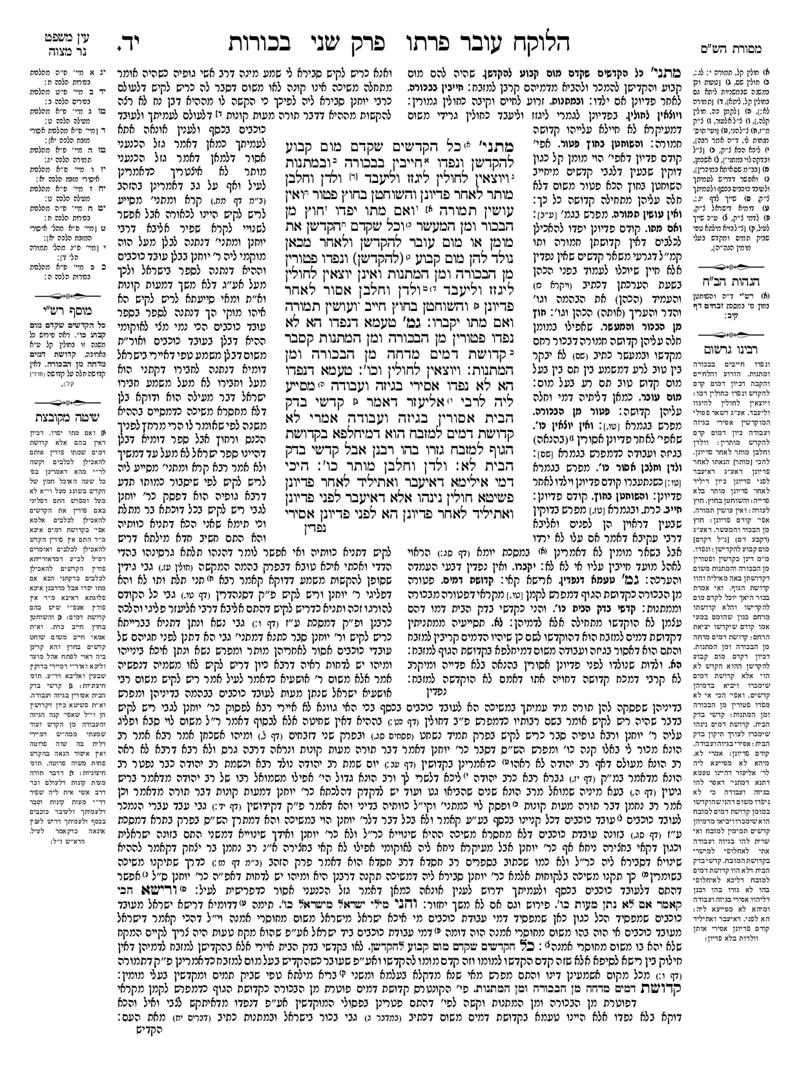 Preview of עמוד א · Amud Aleph