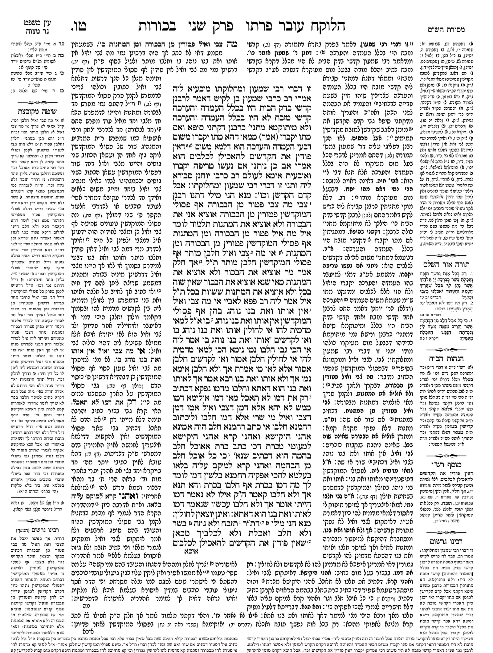 Preview of עמוד א · Amud Aleph