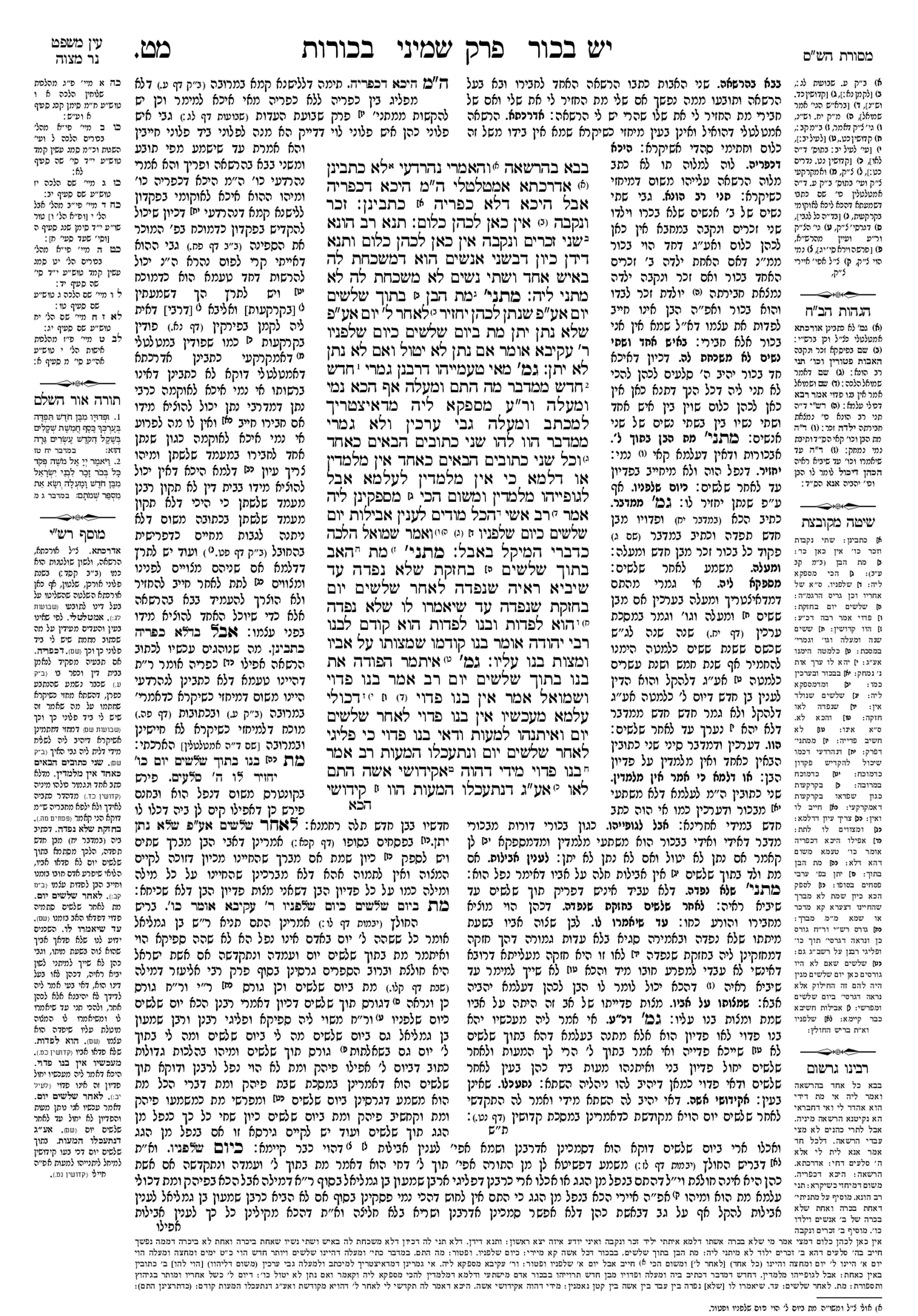 Preview of עמוד א · Amud Aleph