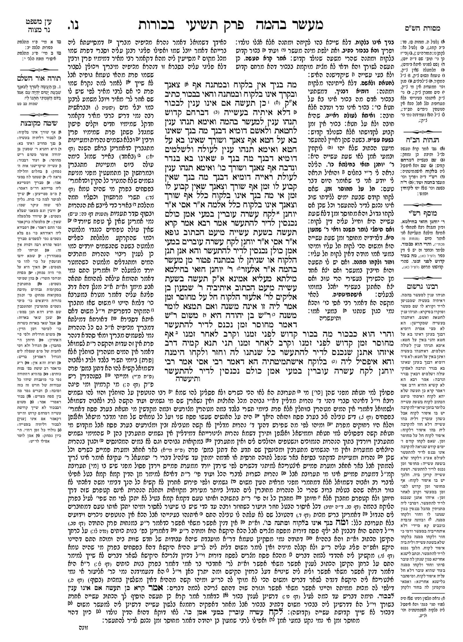 Preview of עמוד א · Amud Aleph
