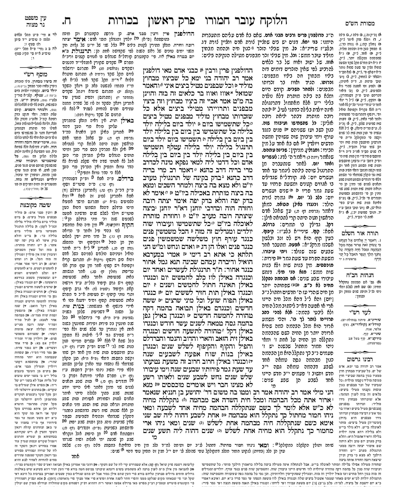 Preview of עמוד א · Amud Aleph