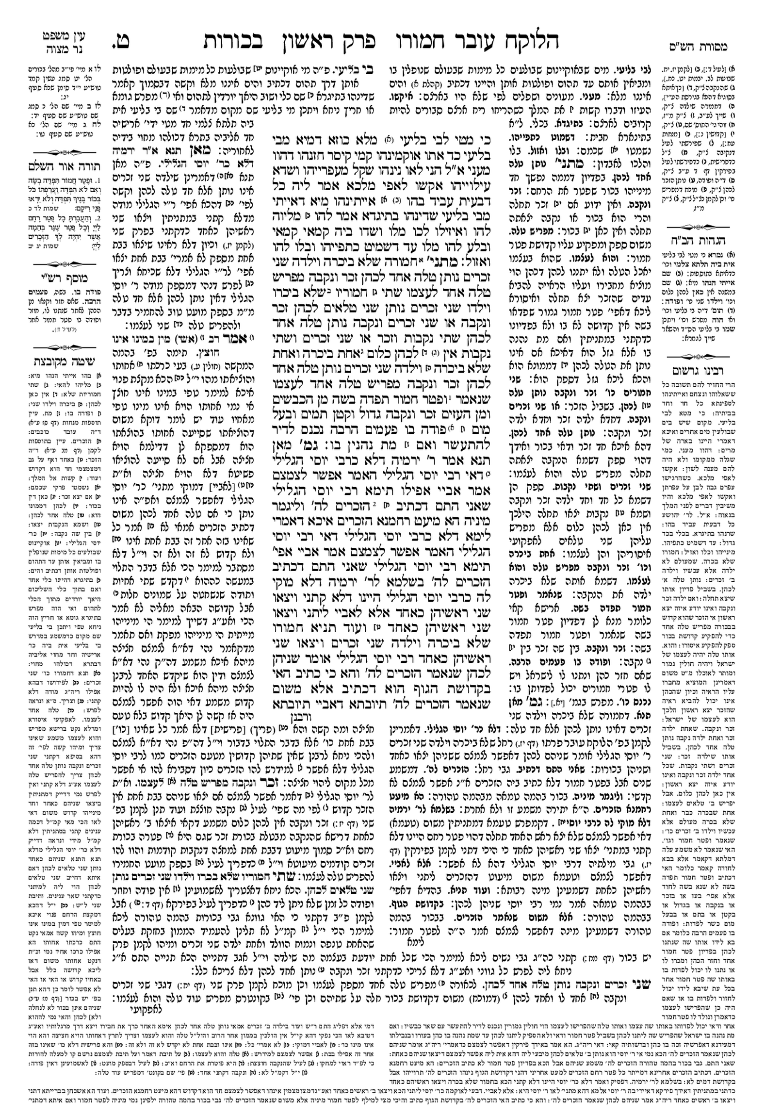 Preview of עמוד א · Amud Aleph