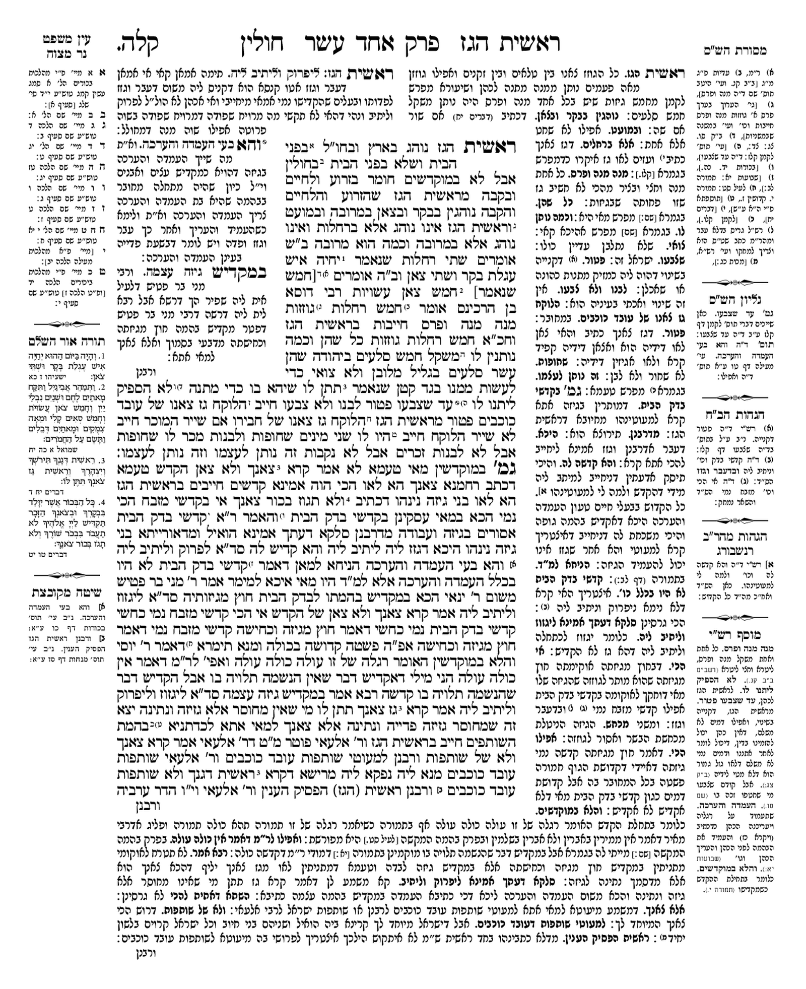 Preview of עמוד א · Amud Aleph